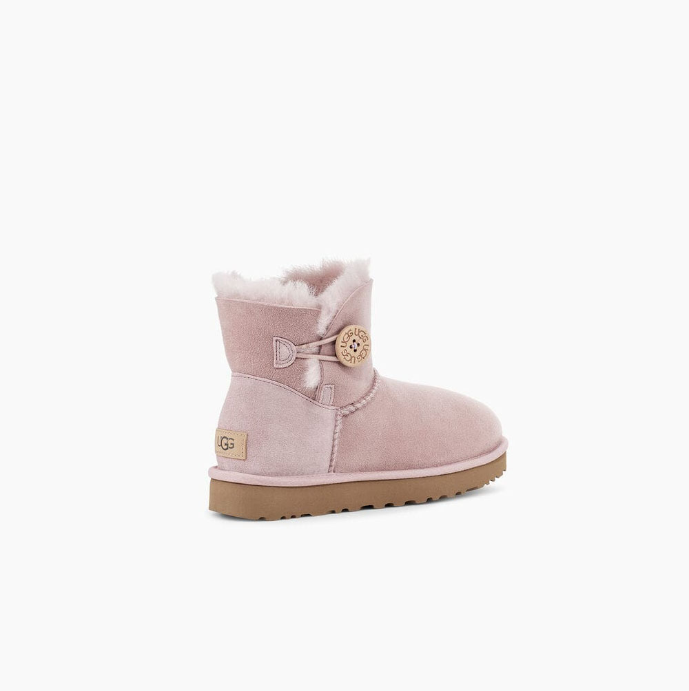 UGG Mini Bailey Button II Button Boots Dam Rosa | 7CZRDK5I