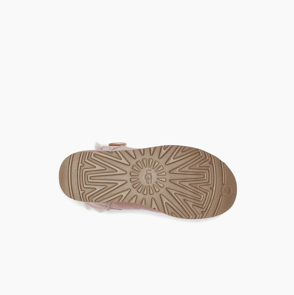 UGG Mini Bailey Button II Button Boots Dam Rosa | 7CZRDK5I