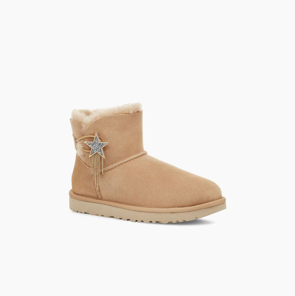 UGG Mini Bailey Star Mini Boots Dam Beige | G6OG4OLF