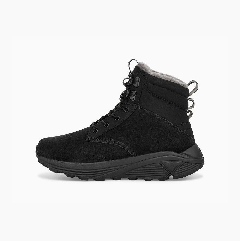 UGG Miwo Utility Weather Sneaker Stövlar Herr Svarta | 4H7CNTXF