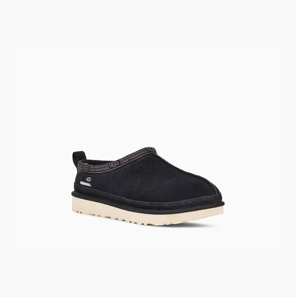 UGG Neighborhood Tasman Tasman Tofflor Herr Svarta | AC7Y7QG4