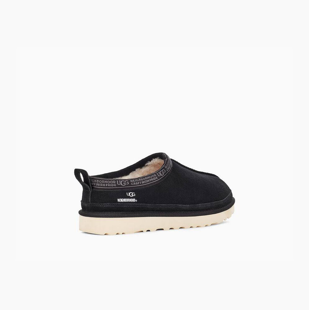 UGG Neighborhood Tasman Tasman Tofflor Herr Svarta | AC7Y7QG4