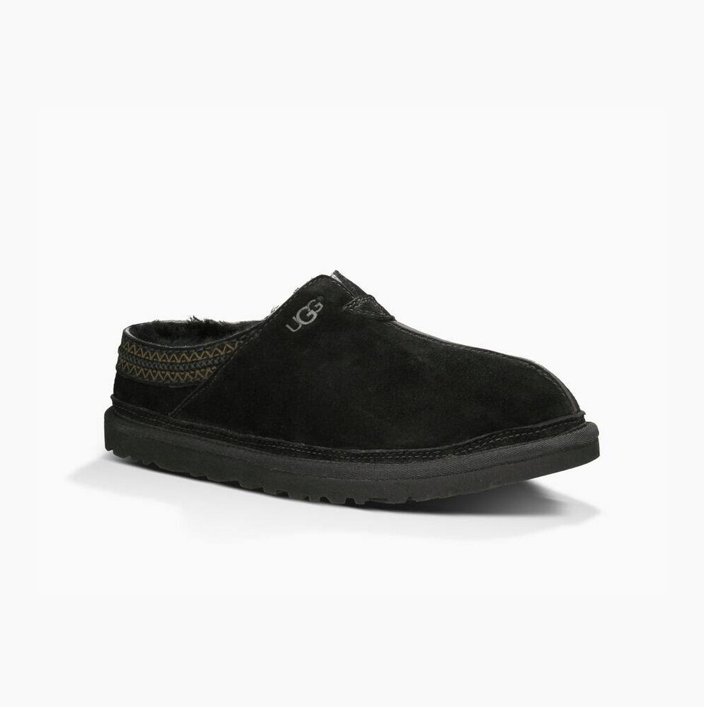 UGG Neuman Tofflor Herr Svarta | MMAPO023