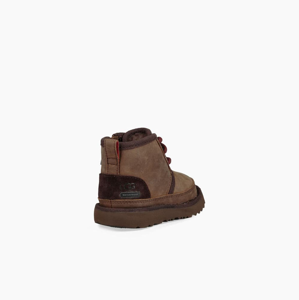 UGG Neumel II Weather Vattentäta Kängor Barn Grå | BYQKTZVL