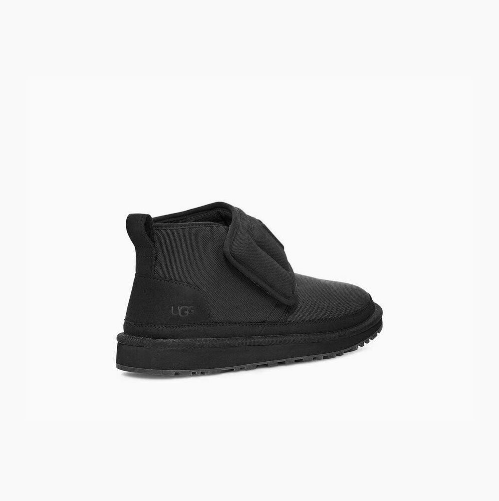 UGG Neumel Molded Logo Neumel Boots Herr Svarta | YMNLZ81R