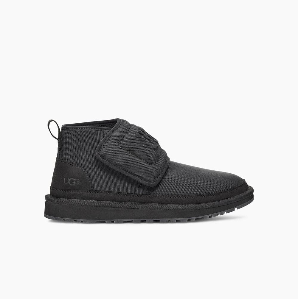 UGG Neumel Molded Logo Neumel Boots Herr Svarta | YMNLZ81R