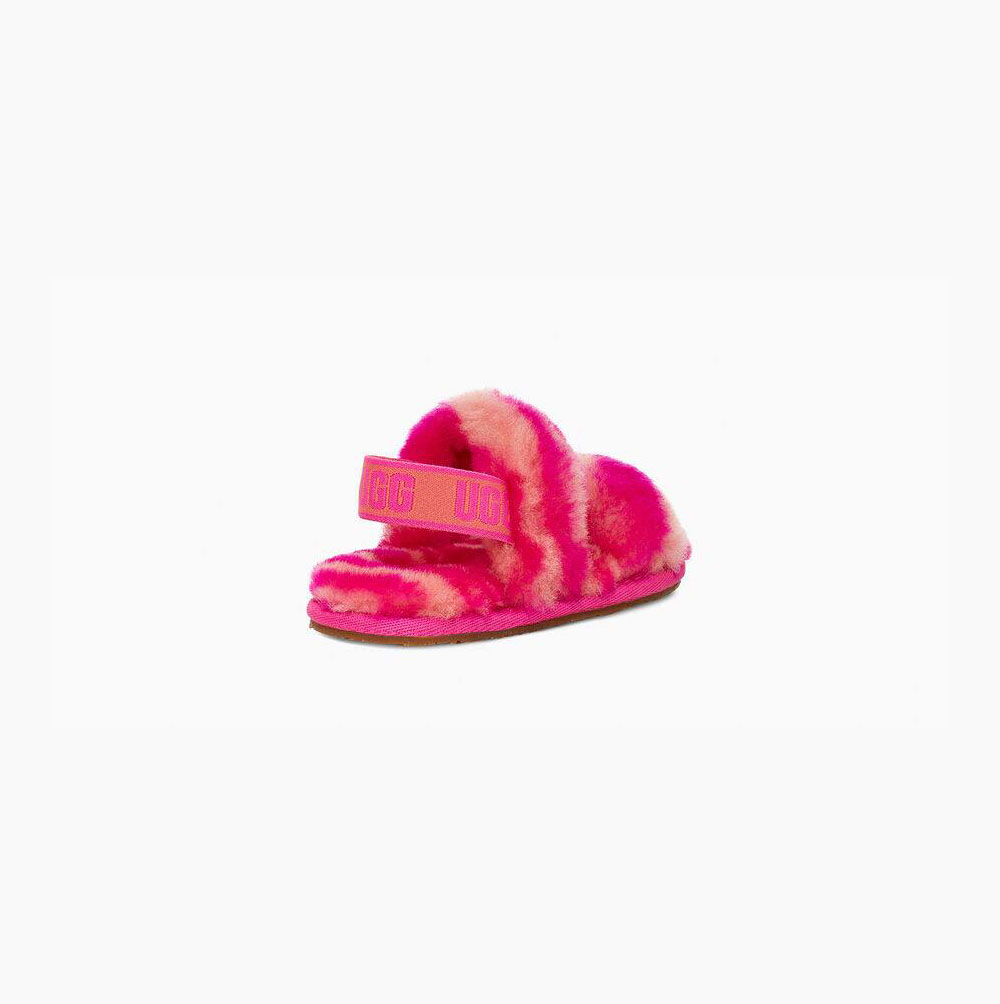 UGG Oh Yeah Zebra Plattformstofflor Barn Rosa | P9XGNE62