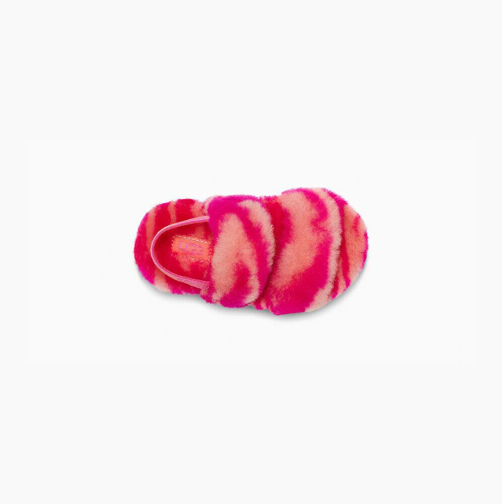 UGG Oh Yeah Zebra Plattformstofflor Barn Rosa | P9XGNE62