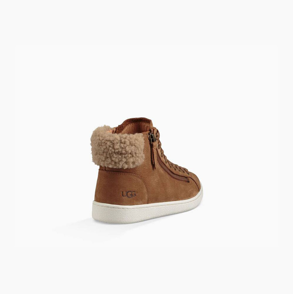 UGG Olive High Top Sneakers Dam Bruna | QQG04HEA