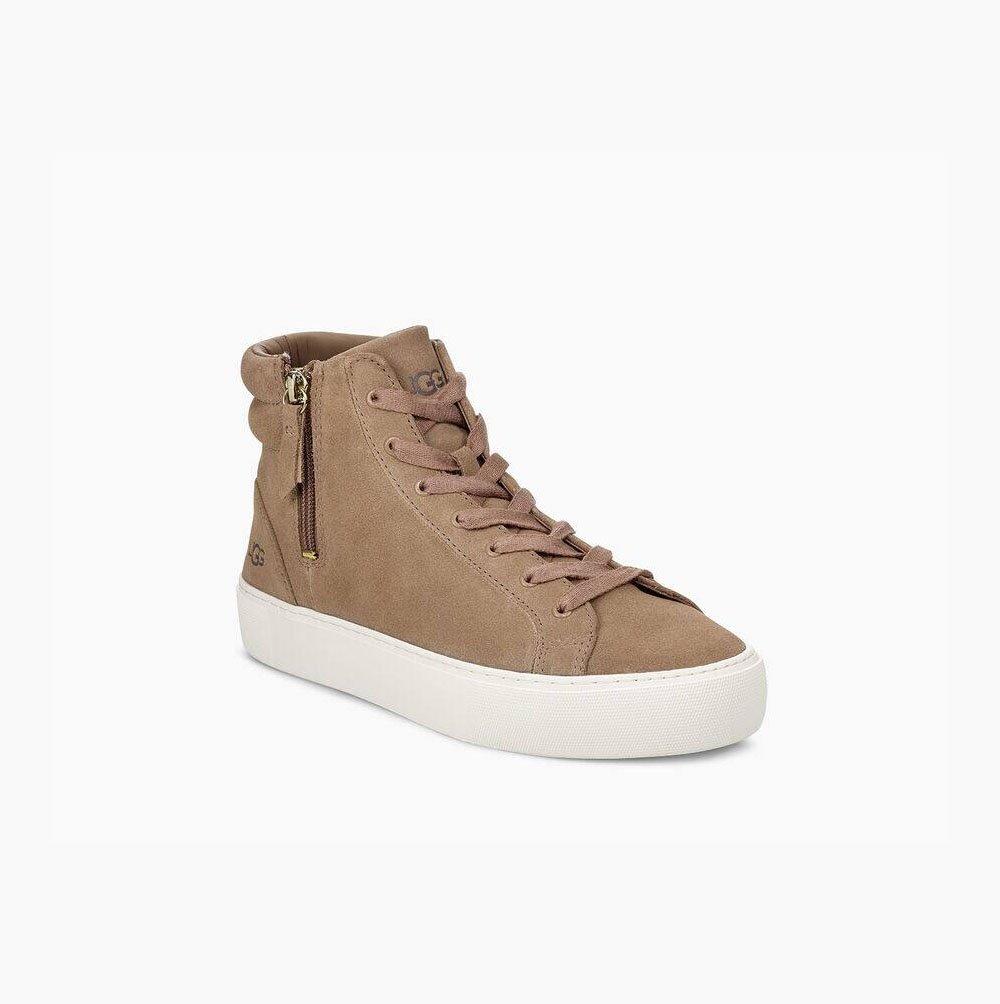 UGG Olli High Top Sneakers Dam Khaki | IBVE2IYX