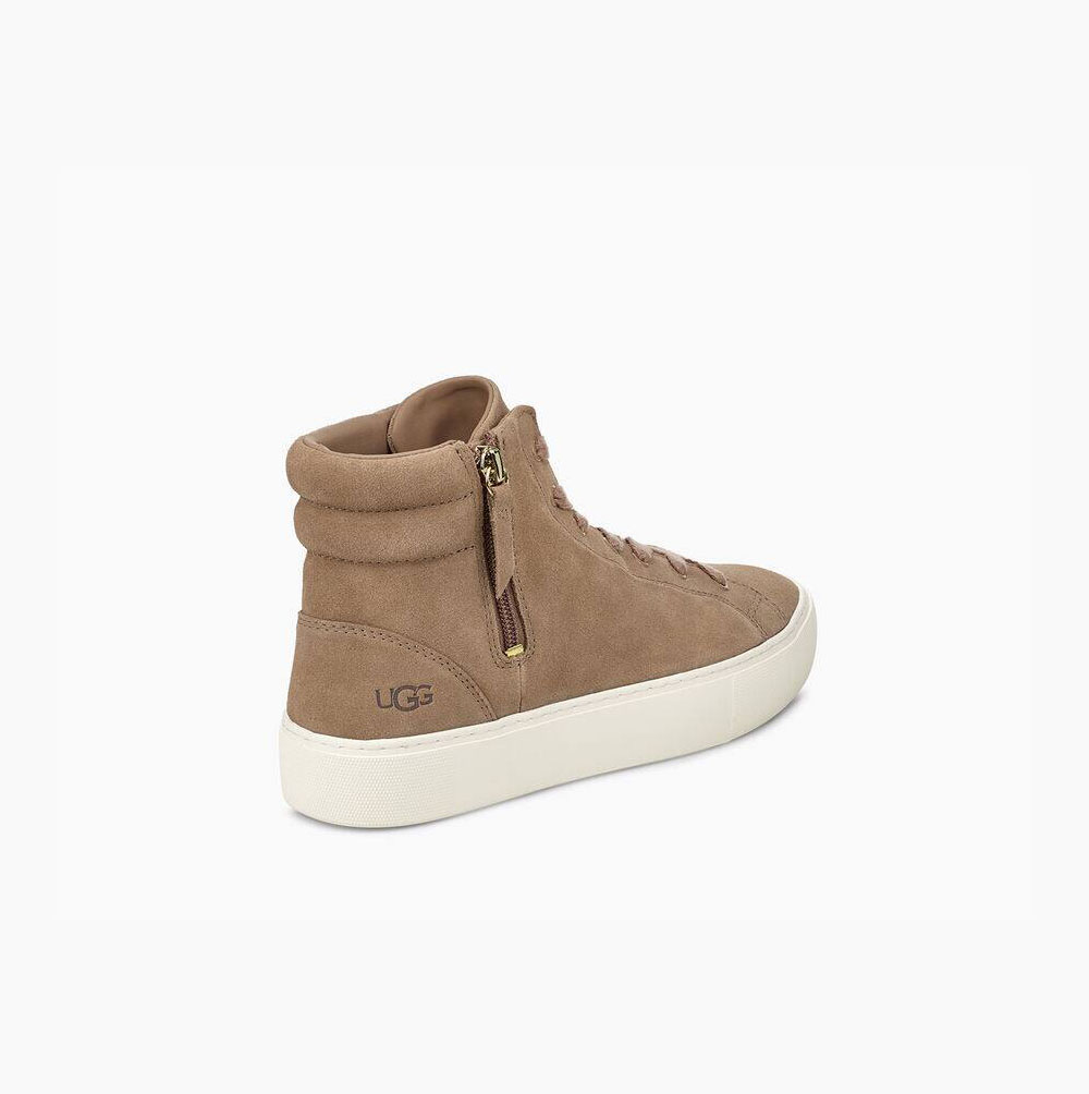 UGG Olli High Top Sneakers Dam Khaki | IBVE2IYX
