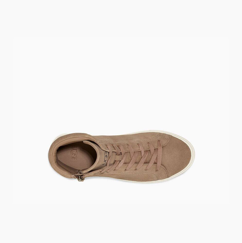 UGG Olli High Top Sneakers Dam Khaki | IBVE2IYX
