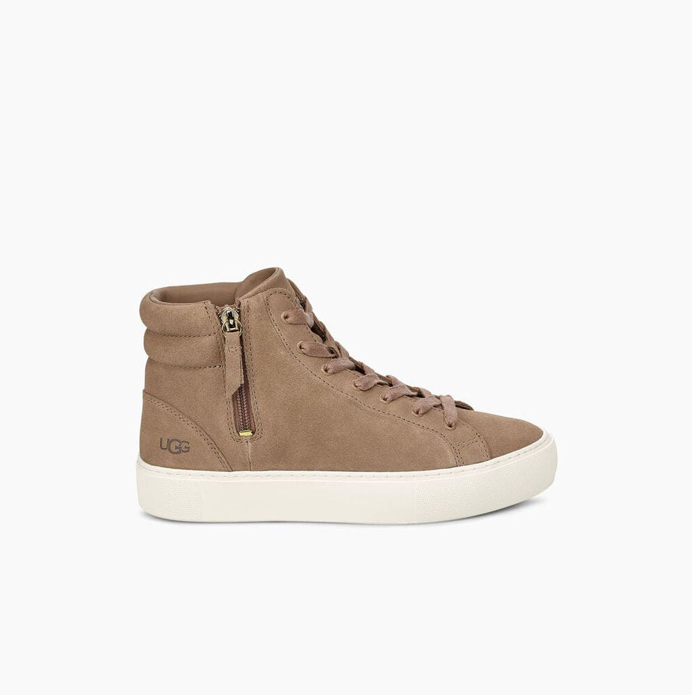 UGG Olli High Top Sneakers Dam Khaki | IBVE2IYX