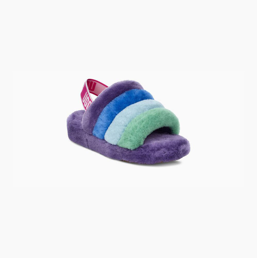 UGG Pride Fluff Yeah Plattformstofflor Dam Olika Färger Lila | EBSABT72