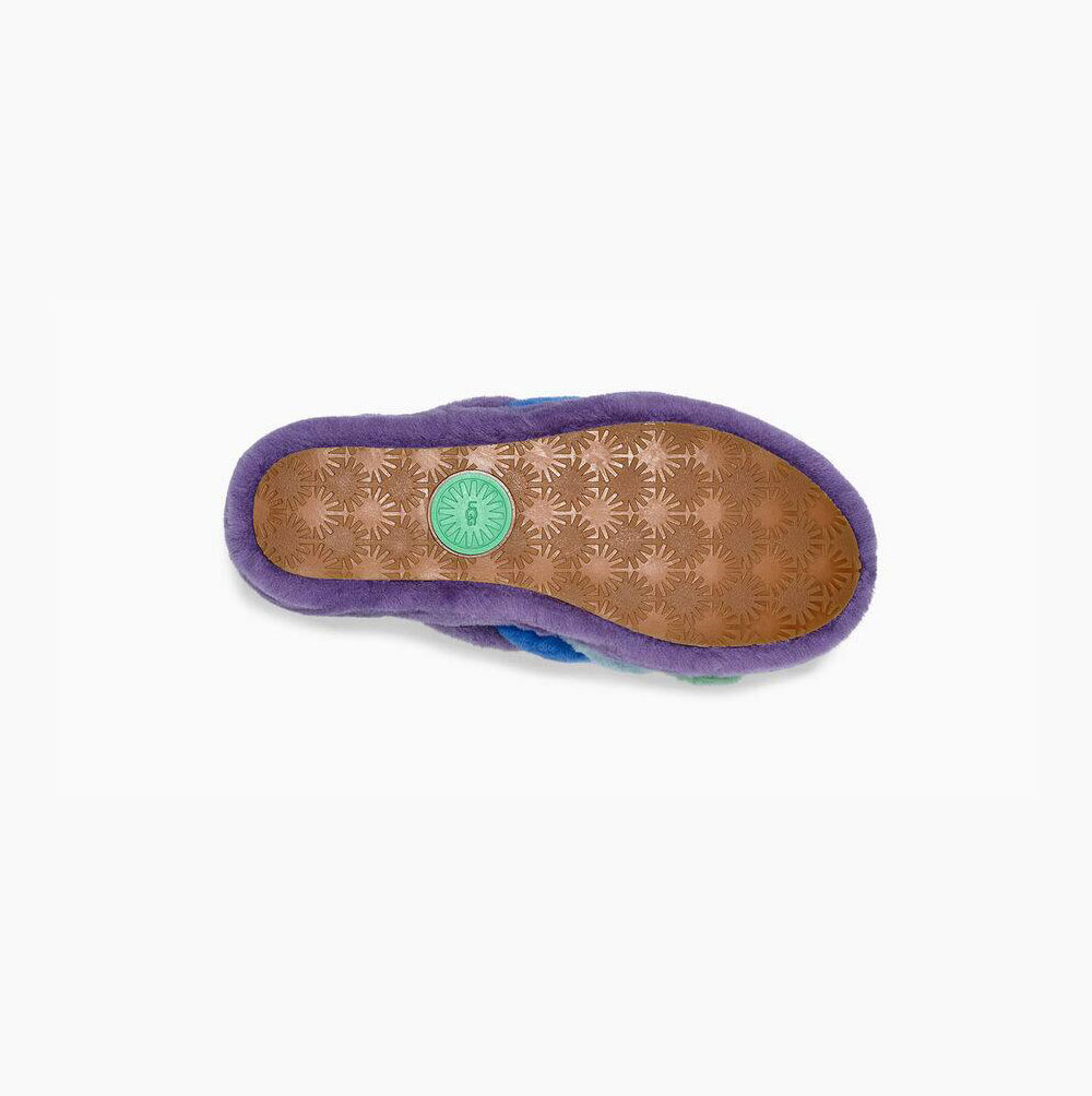 UGG Pride Fluff Yeah Plattformstofflor Dam Olika Färger Lila | EBSABT72