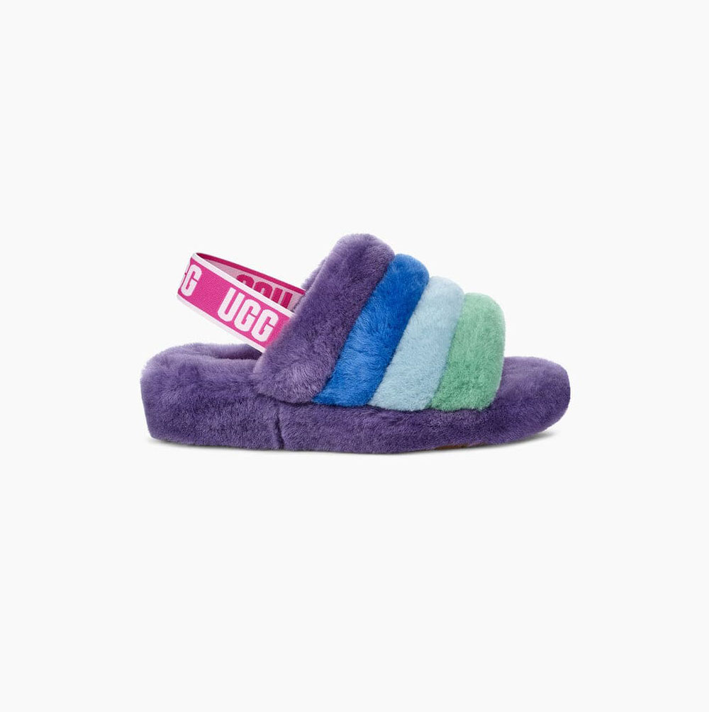 UGG Pride Fluff Yeah Plattformstofflor Dam Olika Färger Lila | EBSABT72