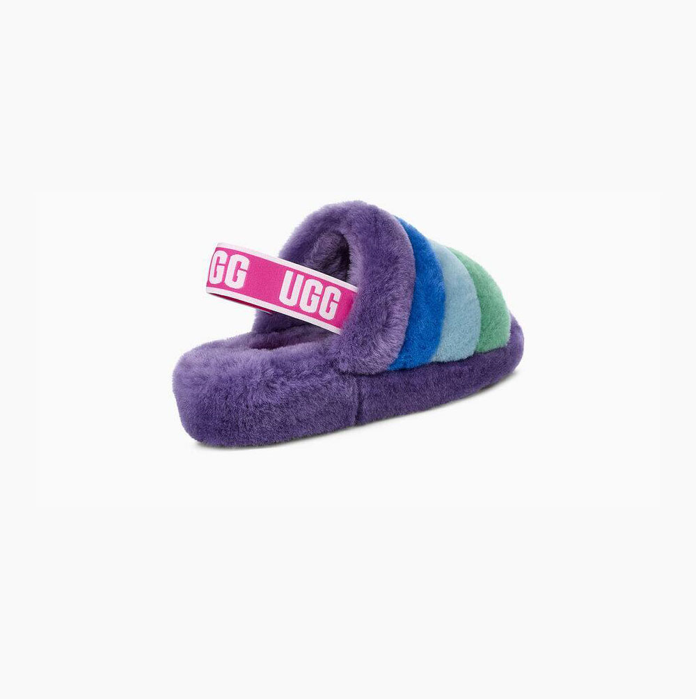 UGG Pride Fluff Yeah Plattformstofflor Herr Olika Färger Lila | 1DLXHTFH