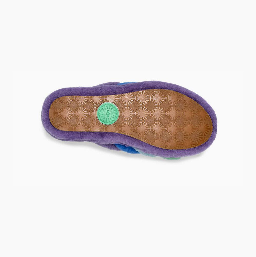 UGG Pride Fluff Yeah Plattformstofflor Herr Olika Färger Lila | 1DLXHTFH