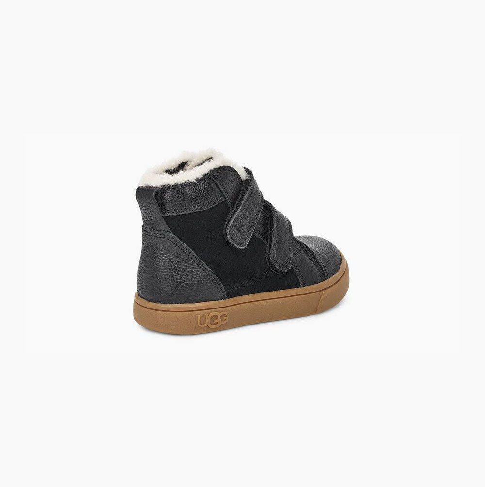 UGG Rennon II Sneaker Stövlar Barn Svarta | C8E41MSQ