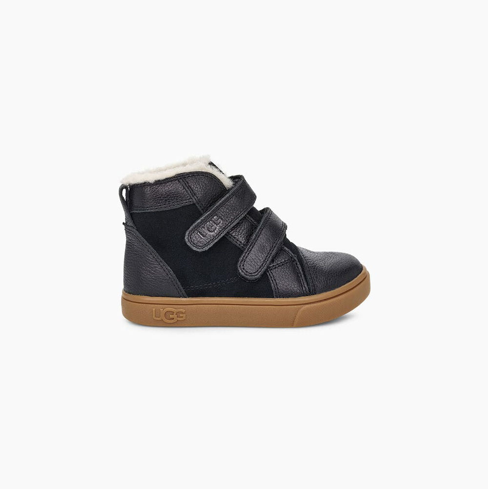 UGG Rennon II Sneaker Stövlar Barn Svarta | C8E41MSQ