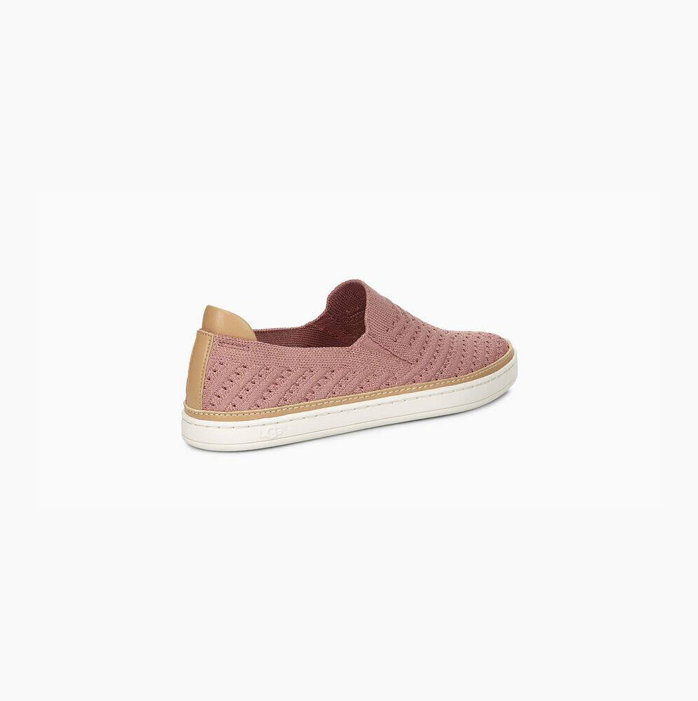 UGG Sammy Metallic Chevron Slip On Sneakers Dam Rosa | RAHDTUY8