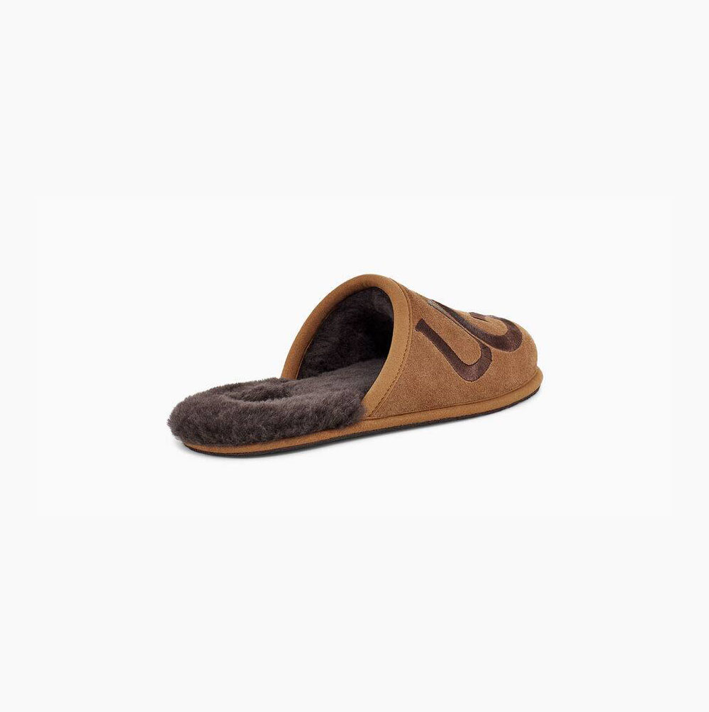 UGG Scuff Logo Tofflor Herr Bruna | ZVDUNTVO