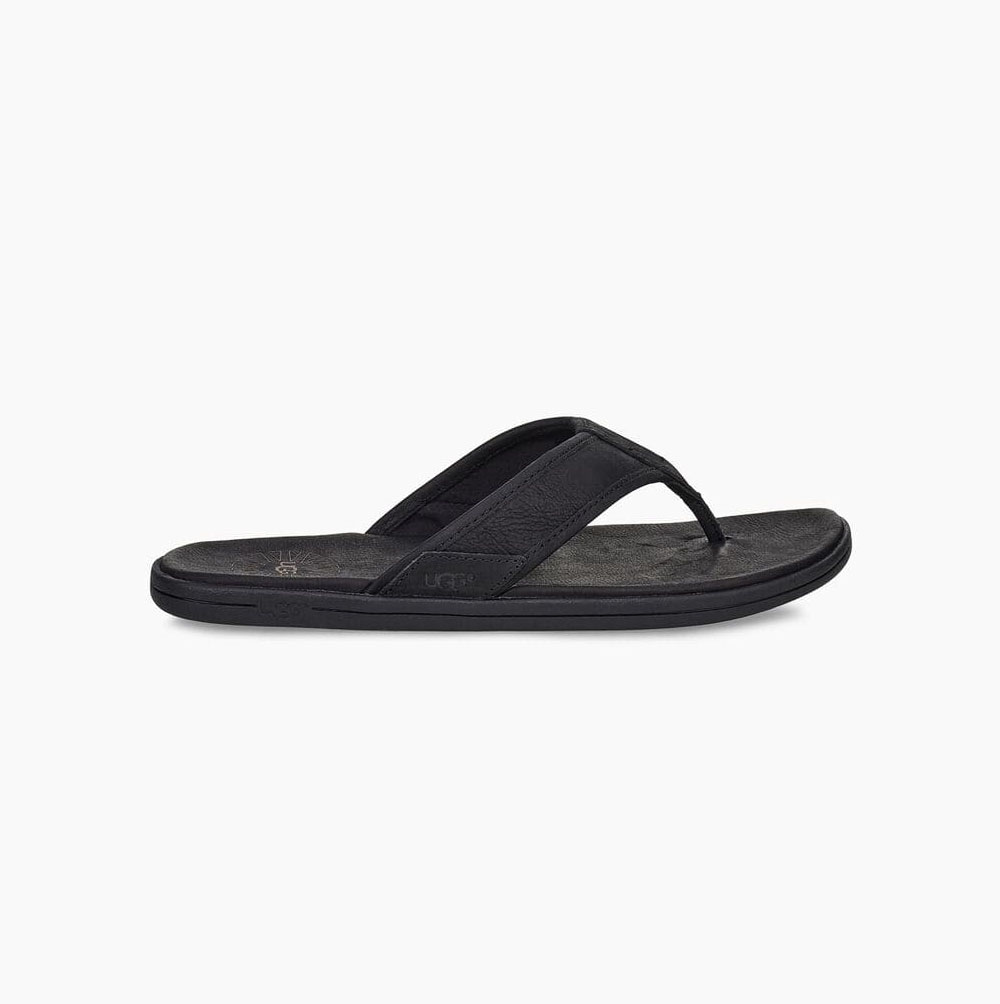 UGG Seaside Flip Flop Flip Flop Herr Svarta | NJMP6VHJ