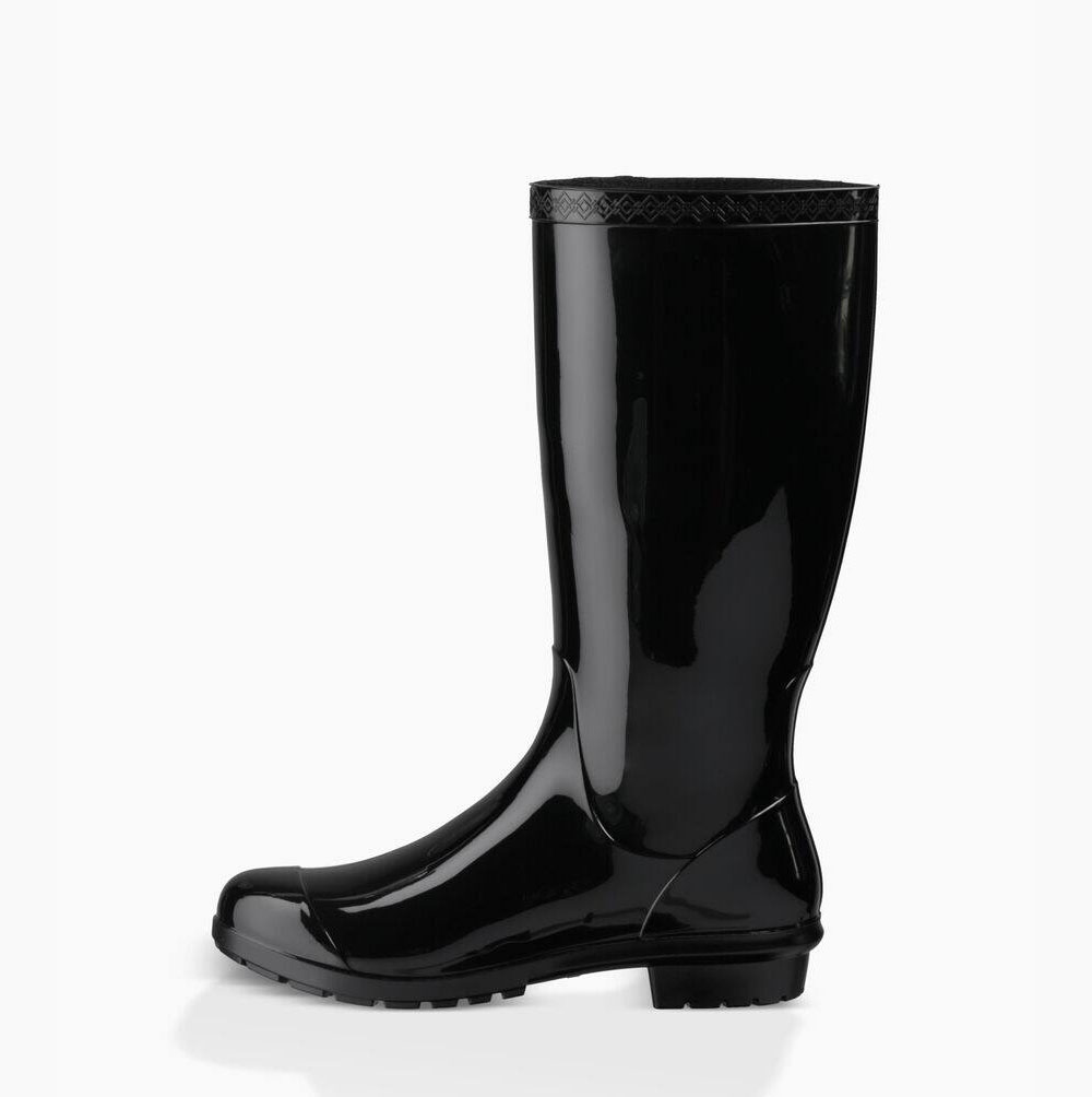 UGG Shaye Gummistövlar Dam Svarta | 8FQYBKI5