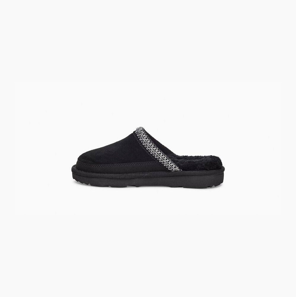 UGG Tasman II Slip-on Tofflor Barn Svarta | E1O3VXB7