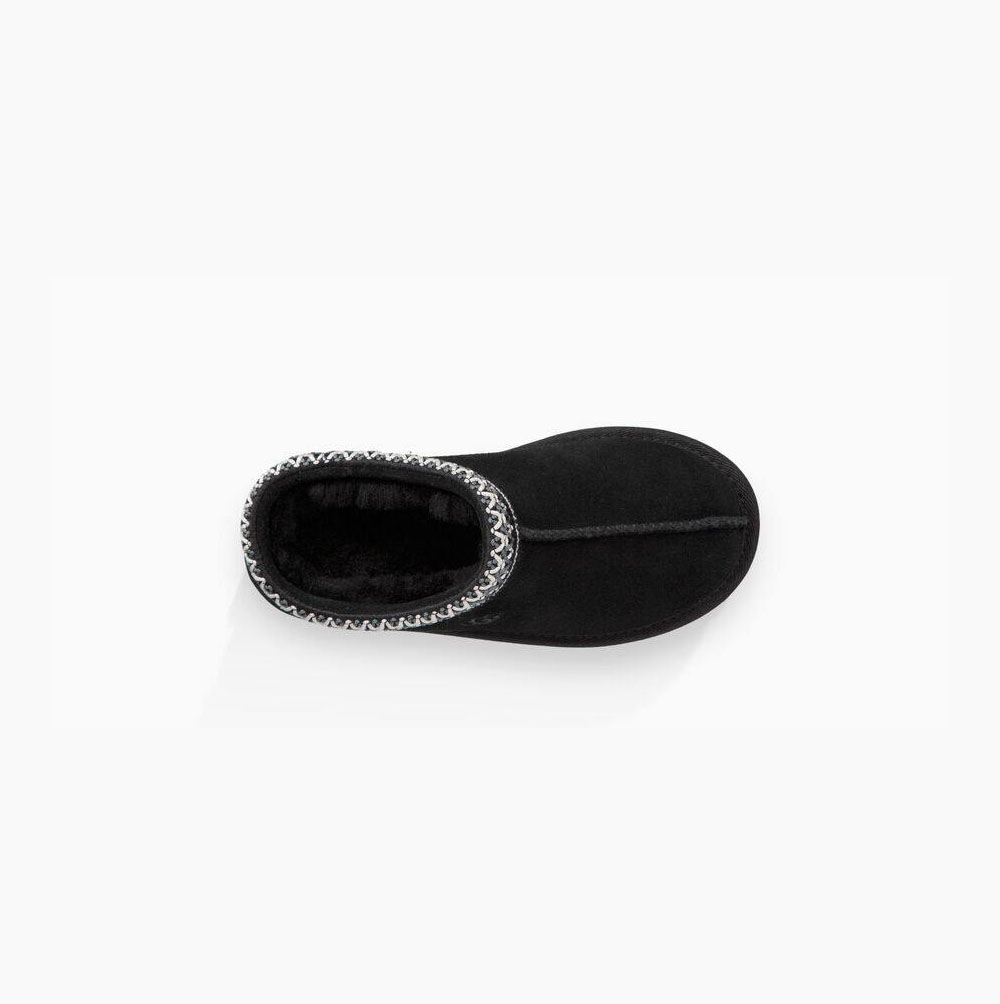 UGG Tasman II Tasman Tofflor Barn Svarta | YCG7S6FO
