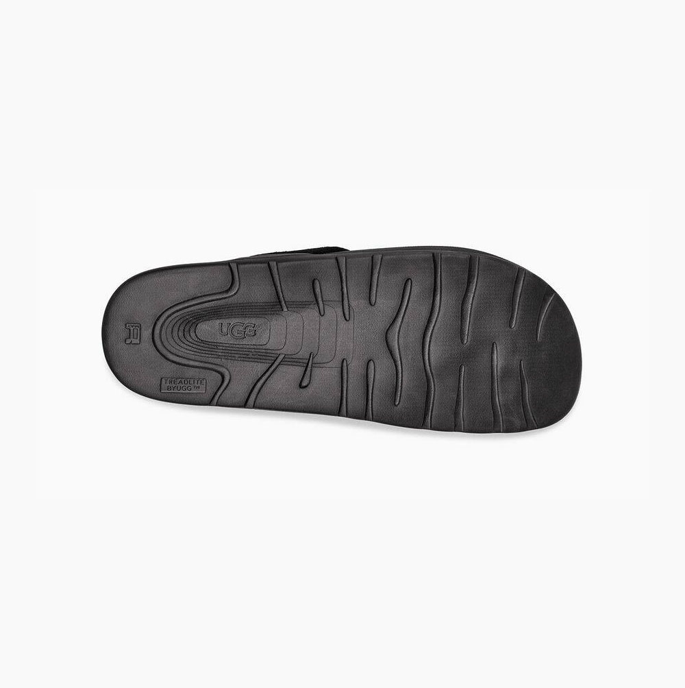 UGG Tenoch Ballistic Flip Flop Herr Svarta | PZAJ4HBP