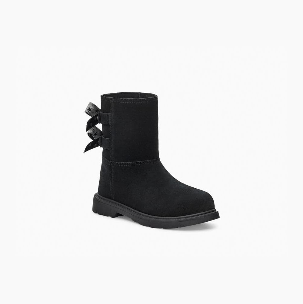 UGG Tillee Bow Boots Barn Svarta | X8DME9NR