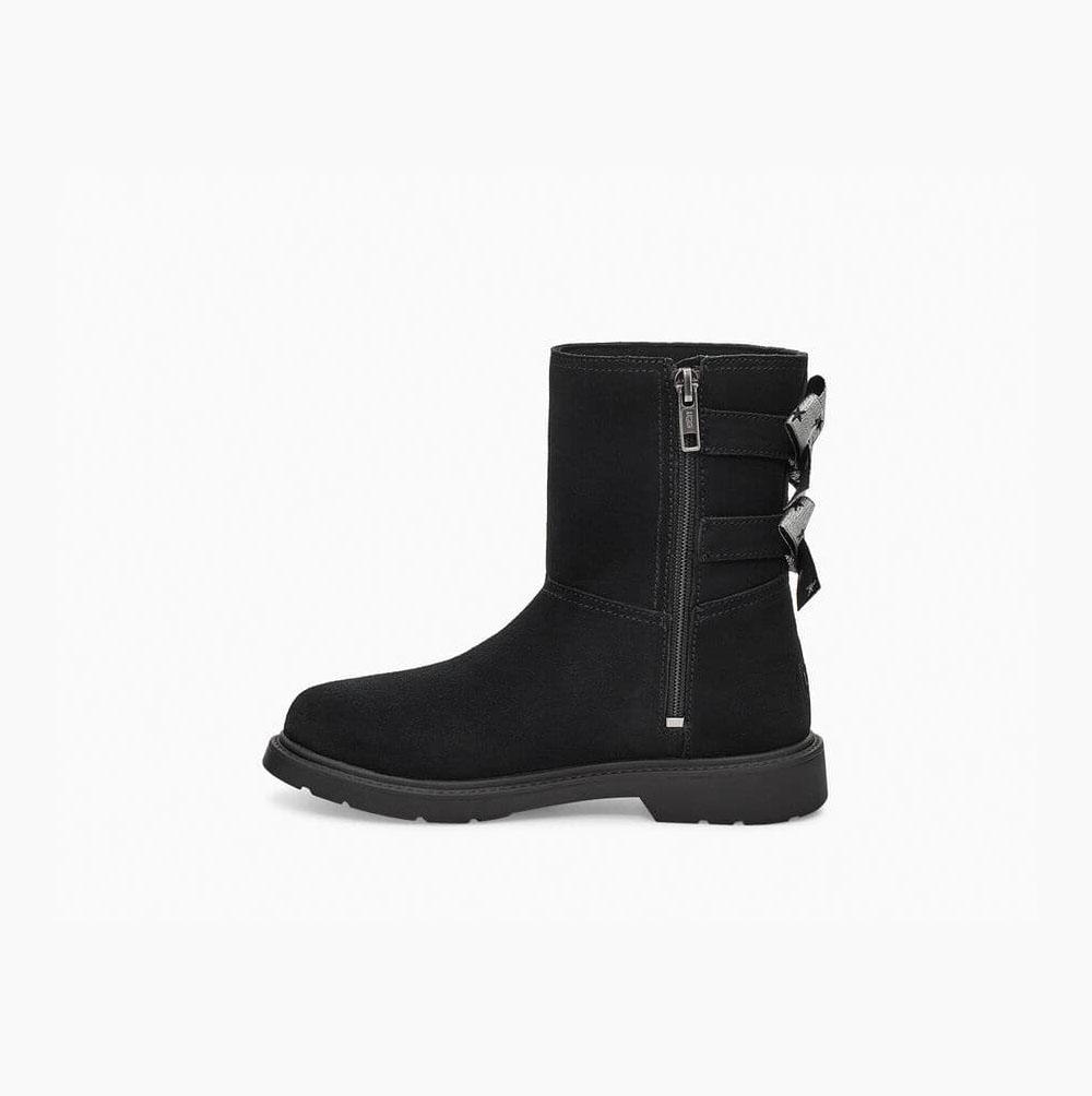 UGG Tillee Bow Boots Barn Svarta | X8DME9NR