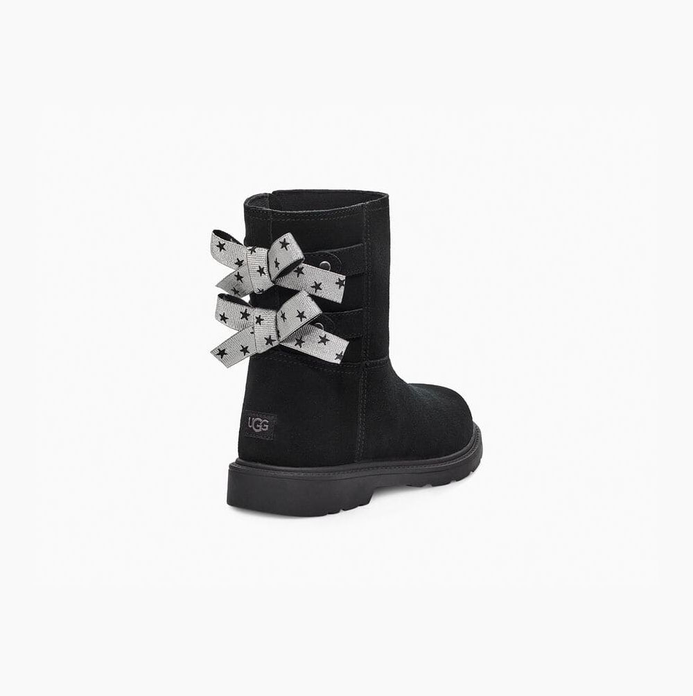 UGG Tillee Bow Boots Barn Svarta | X8DME9NR