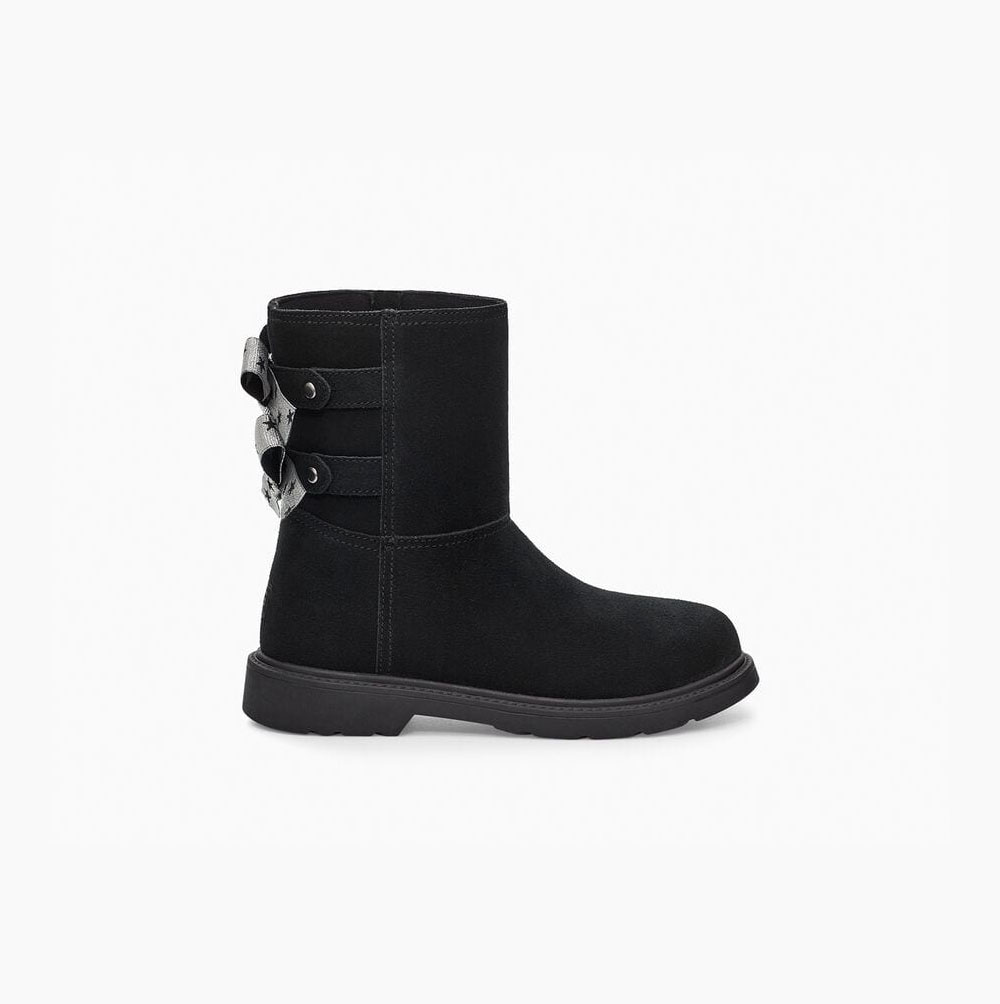 UGG Tillee Bow Boots Barn Svarta | X8DME9NR