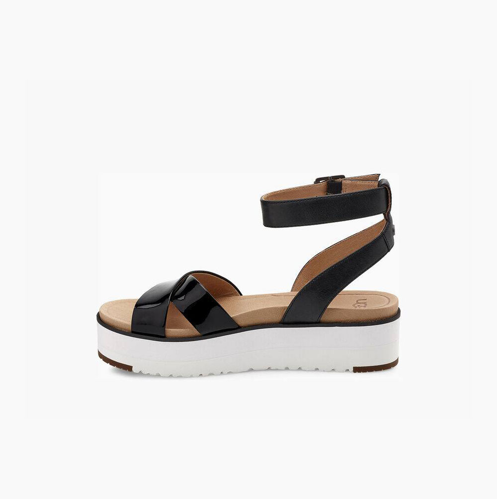 UGG Tipton Platå Sandaler Dam Svarta | 1ACWY85S