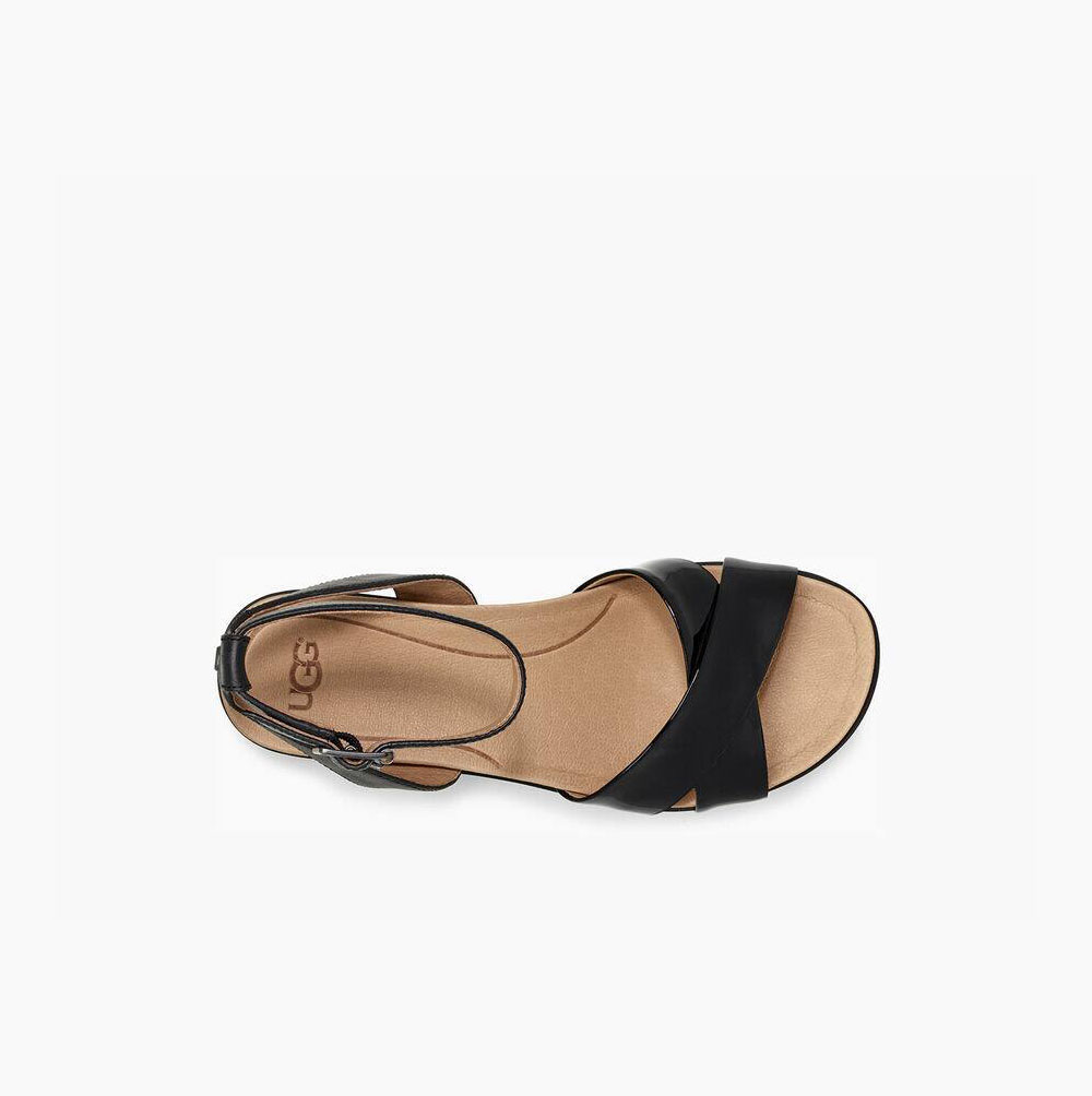 UGG Tipton Platå Sandaler Dam Svarta | 1ACWY85S