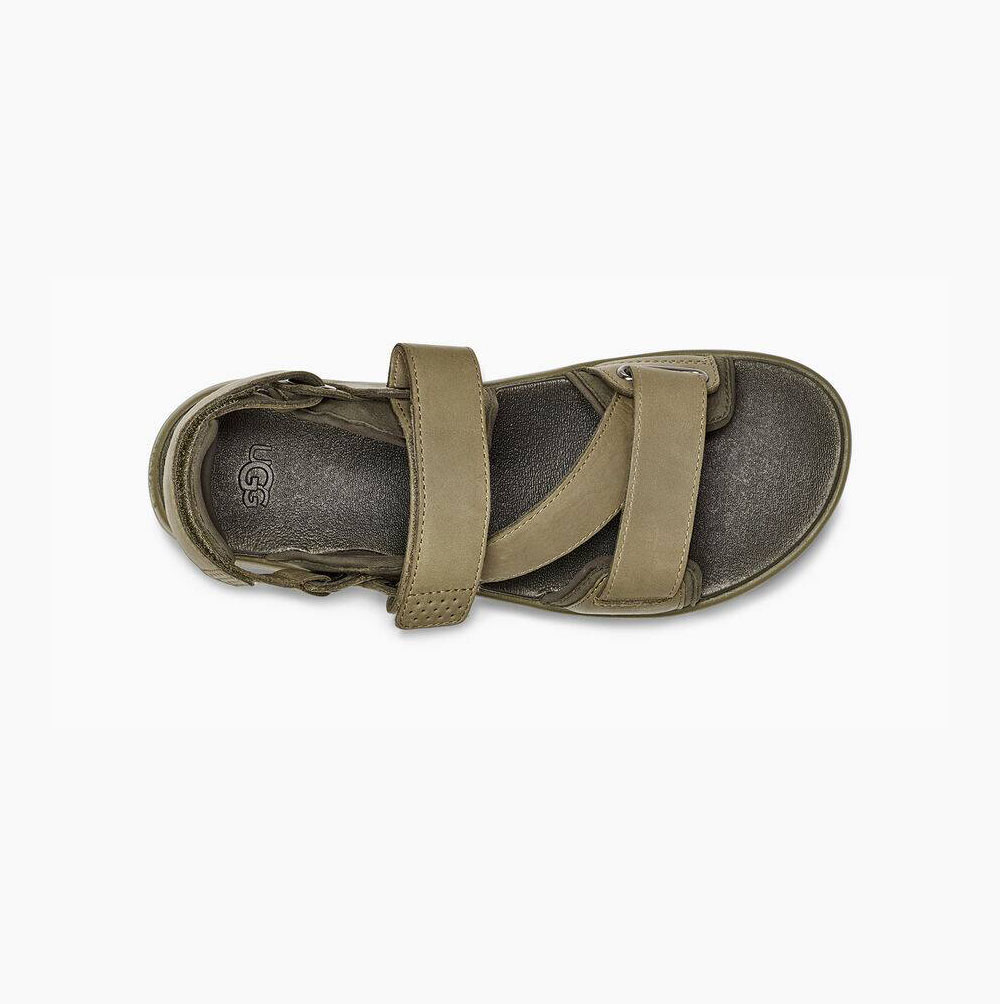 UGG Union Rem Sandaler Herr Gröna | C079ZBCL