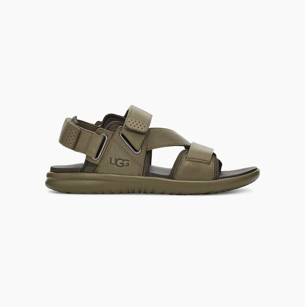 UGG Union Rem Sandaler Herr Gröna | C079ZBCL