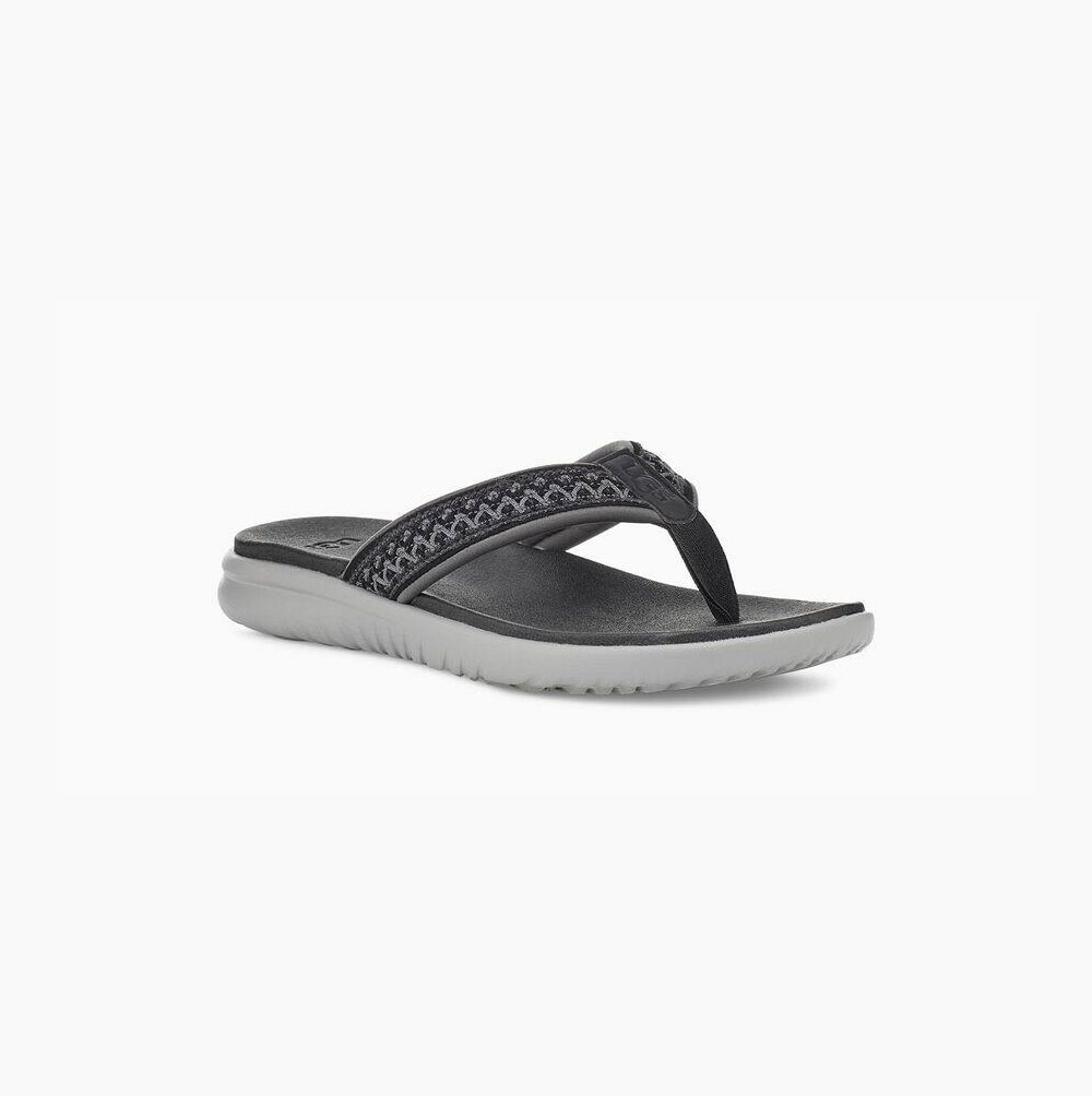 UGG Union Tasman Flip Flop Herr Svarta | 7UGX0KJK