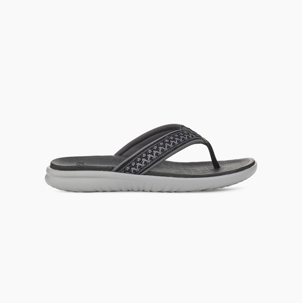 UGG Union Tasman Flip Flop Herr Svarta | 7UGX0KJK