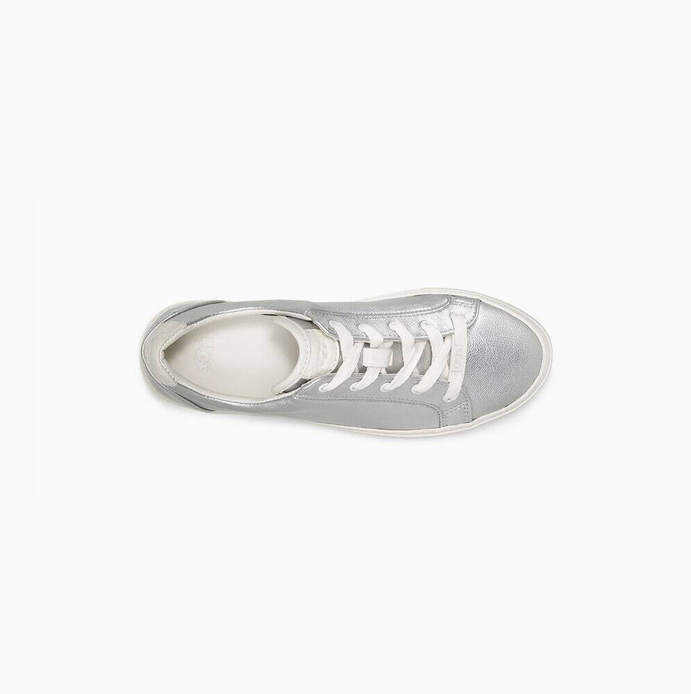 UGG Zilo Metallic Platform Skor Dam Silver | W7OFF05W