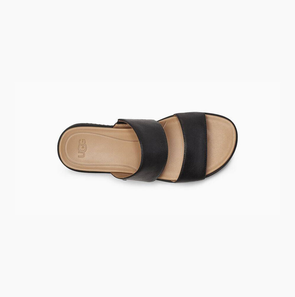 UGG Zyle Badtofflor Badtofflor Dam Svarta | KC8U56RA